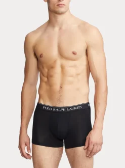 Polo Ralph Lauren Black/White/Grey Stretch Cotton Boxers 3 Pack
