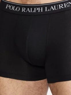 Polo Ralph Lauren Black/White/Grey Stretch Cotton Boxers 3 Pack