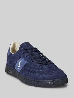 Polo Ralph Lauren Blue Bedford Suede Trainers