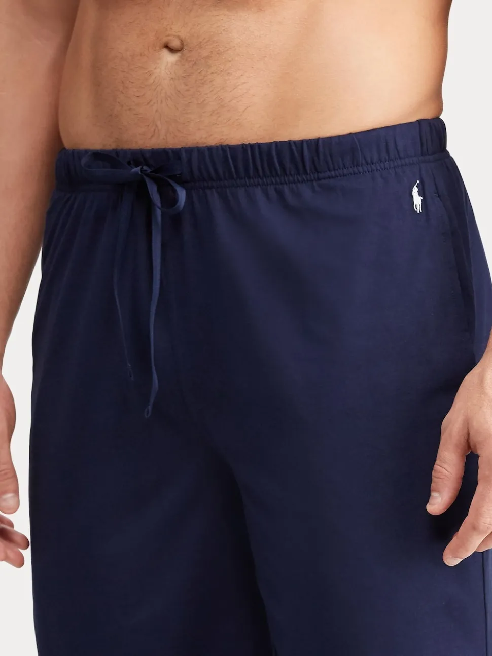 Polo Ralph Lauren Blue Chrome Cotton Jersey Stretch Shorts