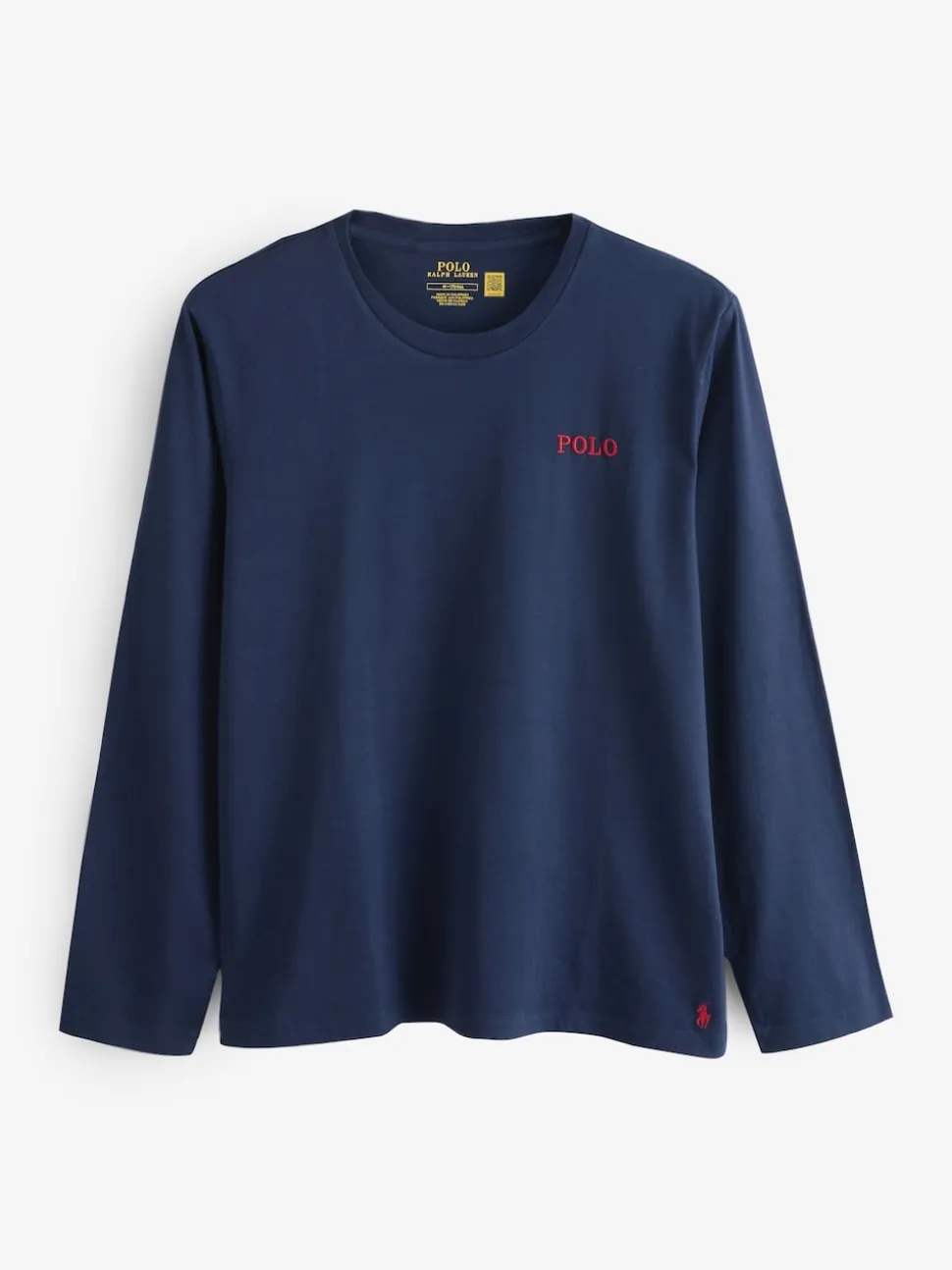 Polo Ralph Lauren Blue Polo Bear Print Long Sleeve Plaid Pyjamas Set