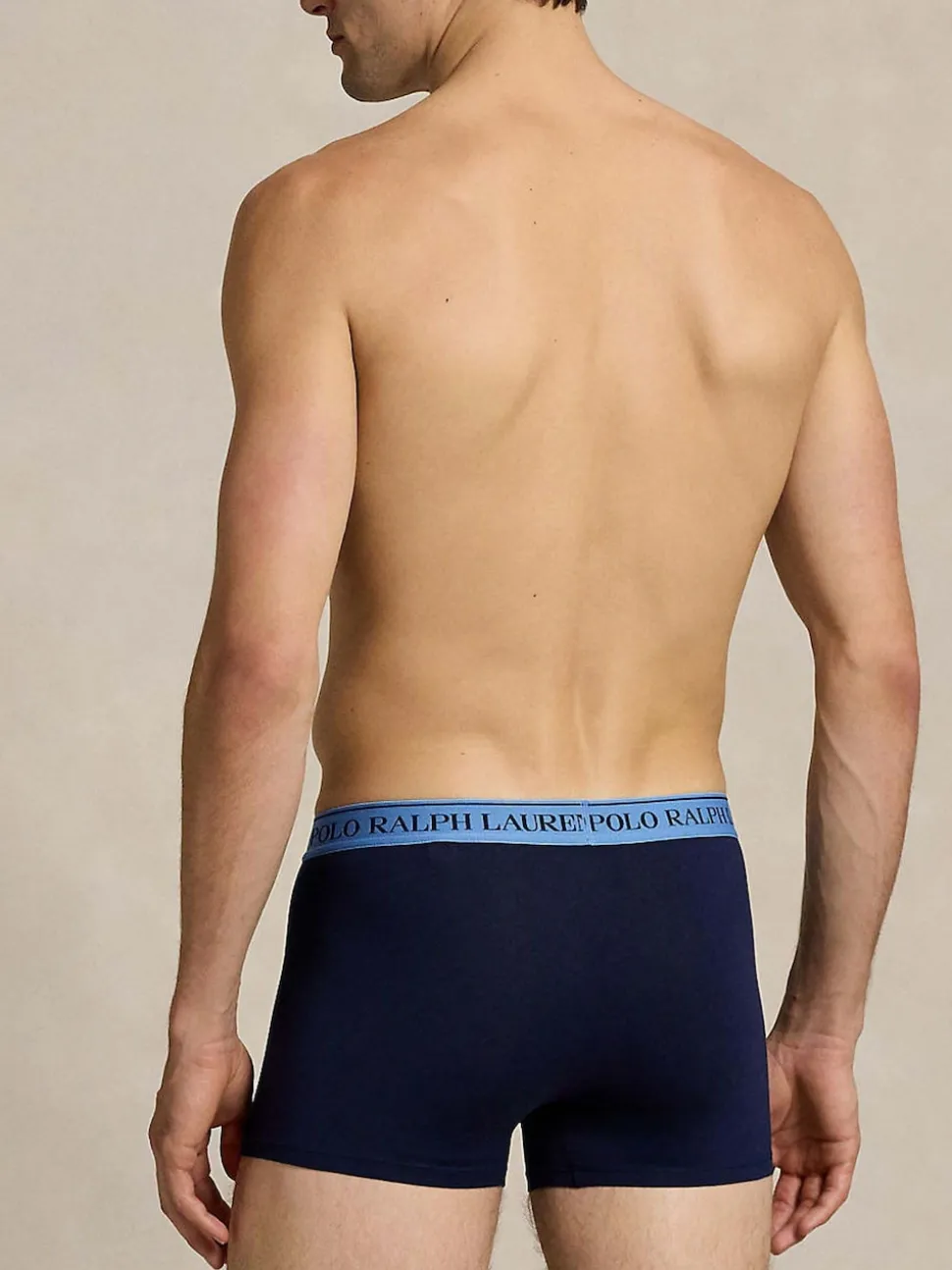 Polo Ralph Lauren Blue Stretch Cotton Boxers 3 Pack