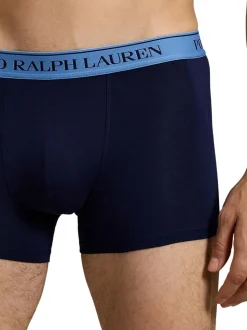 Polo Ralph Lauren Blue Stretch Cotton Boxers 3 Pack