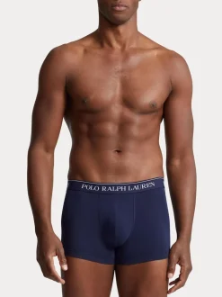 Polo Ralph Lauren Blue/Navy Stretch Cotton Boxers 3 Pack