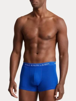 Polo Ralph Lauren Blue/Navy Stretch Cotton Boxers 3 Pack