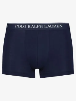 Polo Ralph Lauren Blue/Navy Stretch Cotton Boxers 3 Pack