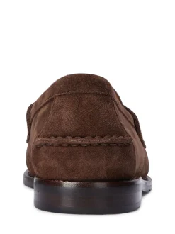 Polo Ralph Lauren Brown Alston Casual Leather Penny Loafer Shoes