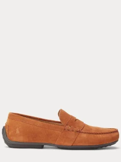 Polo Ralph Lauren Brown Reynold Suede Driver Loafers