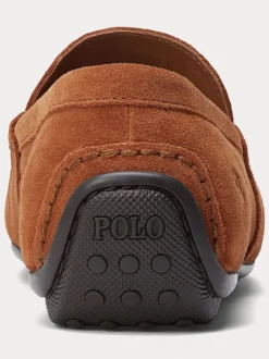 Polo Ralph Lauren Brown Reynold Suede Driver Loafers
