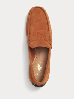 Polo Ralph Lauren Brown Reynold Suede Driver Loafers