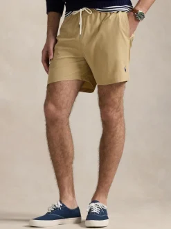 Polo Ralph Lauren Cream Traveller Classic Swim Shorts