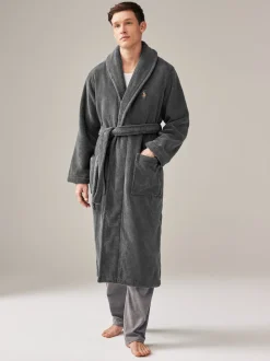 Polo Ralph Lauren Dark Grey Shawl Collar Dressing Gown