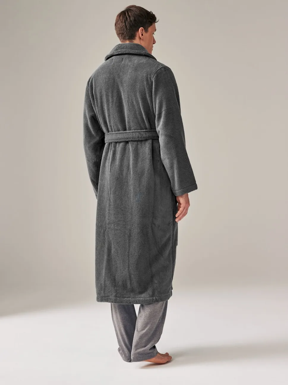 Polo Ralph Lauren Dark Grey Shawl Collar Dressing Gown