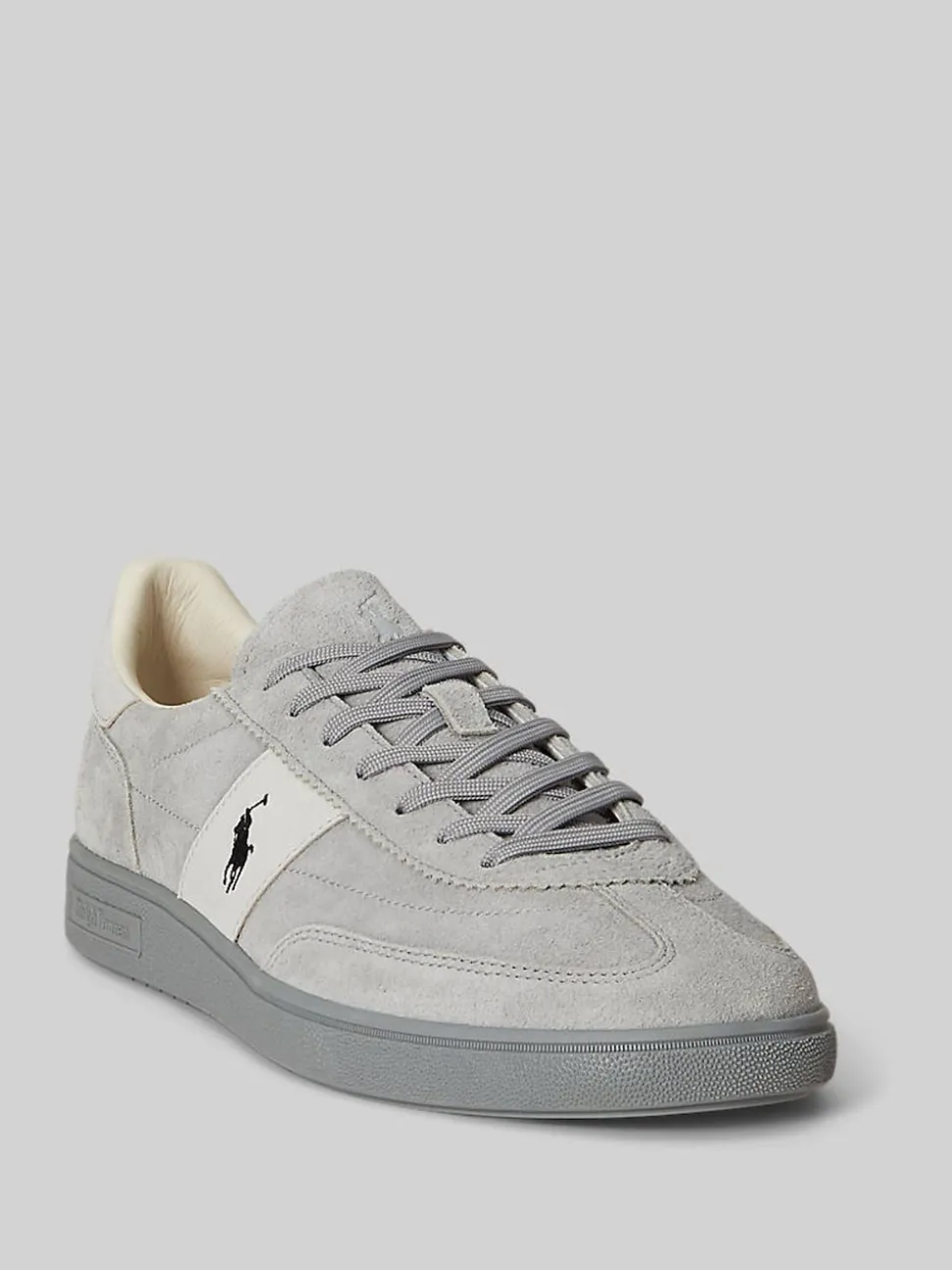 Polo Ralph Lauren Grey Bedford Suede Trainers