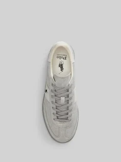 Polo Ralph Lauren Grey Bedford Suede Trainers