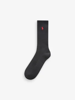 Polo Ralph Lauren Multi Ribbed Crew Socks 6 Pack