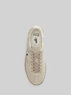 Polo Ralph Lauren Natural Bedford Suede Trainers