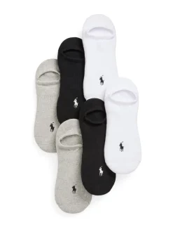 Polo Ralph Lauren Natural Invisible Pop Socks 6 Pack