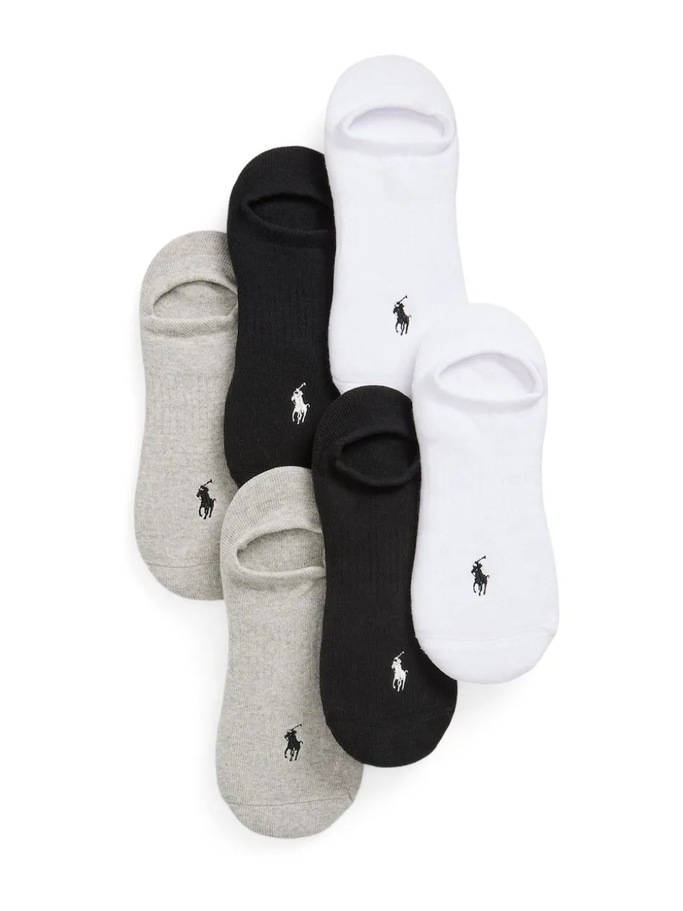 Polo Ralph Lauren Natural Invisible Pop Socks 6 Pack
