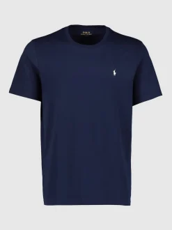 Polo Ralph Lauren Navy Logo Cotton Jersey T-Shirt