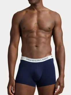 Polo Ralph Lauren Navy/Navy Pony Print Stretch Cotton Boxers 3 Pack