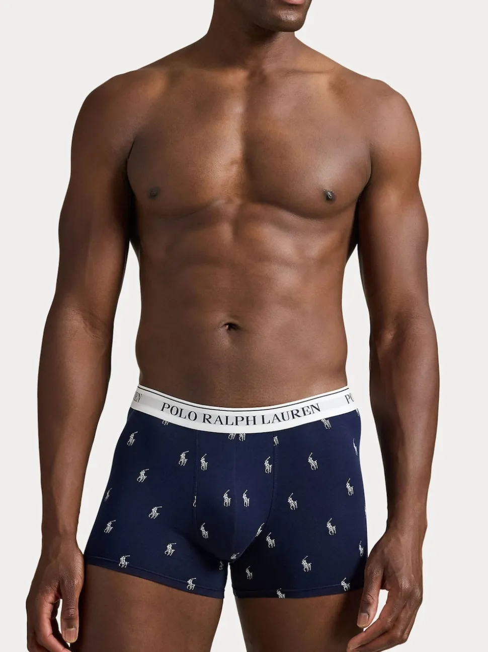 Polo Ralph Lauren Navy/Navy Pony Print Stretch Cotton Boxers 3 Pack