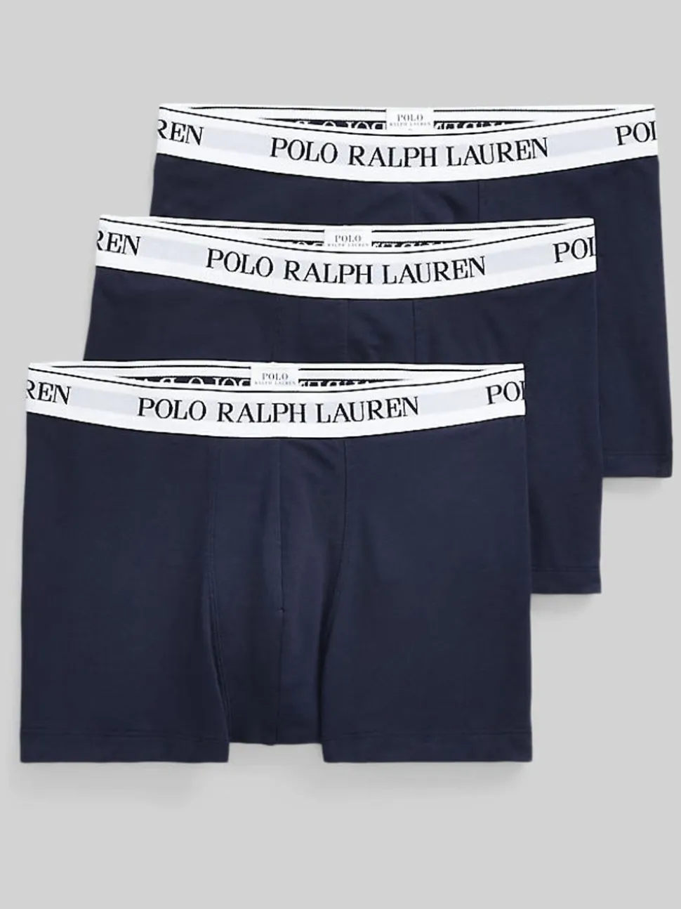 Polo Ralph Lauren Navy/White Stretch Cotton Boxers 3 Pack