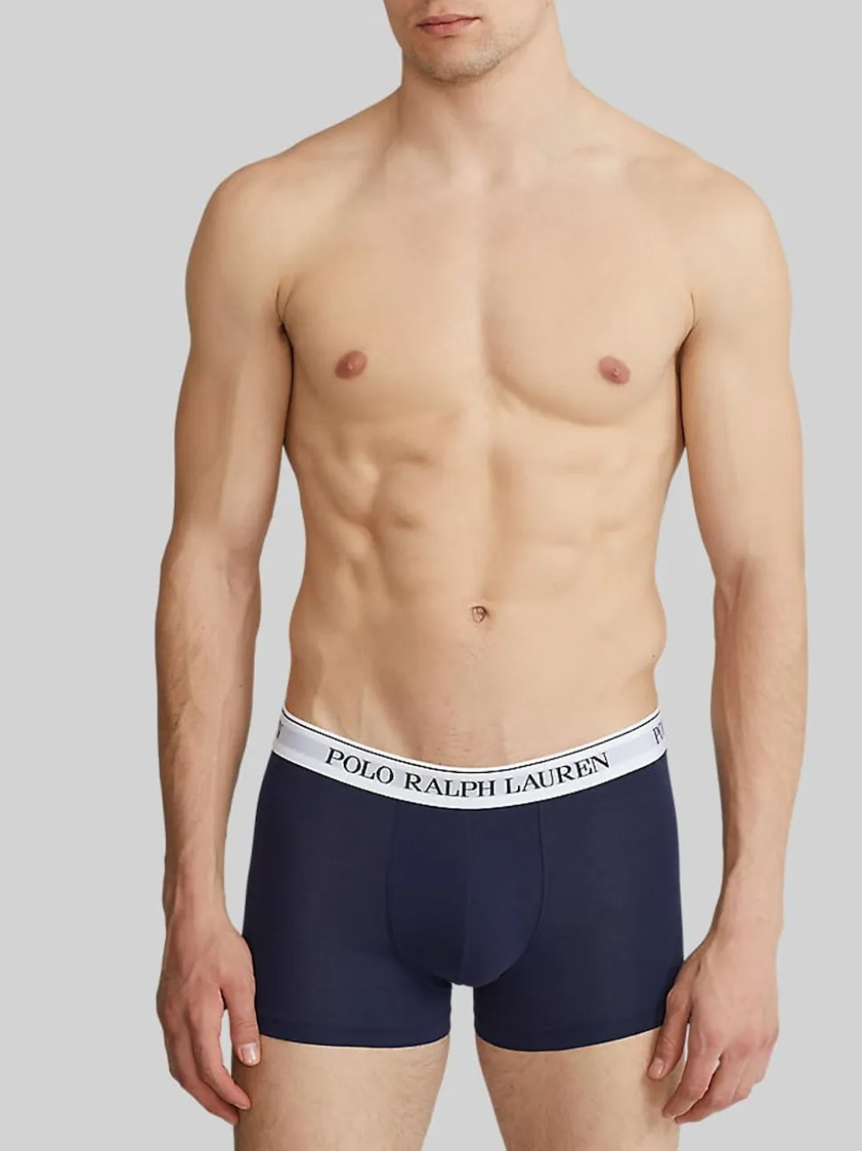 Polo Ralph Lauren Navy/White Stretch Cotton Boxers 3 Pack