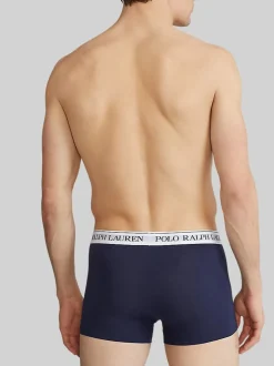 Polo Ralph Lauren Navy/White Stretch Cotton Boxers 3 Pack