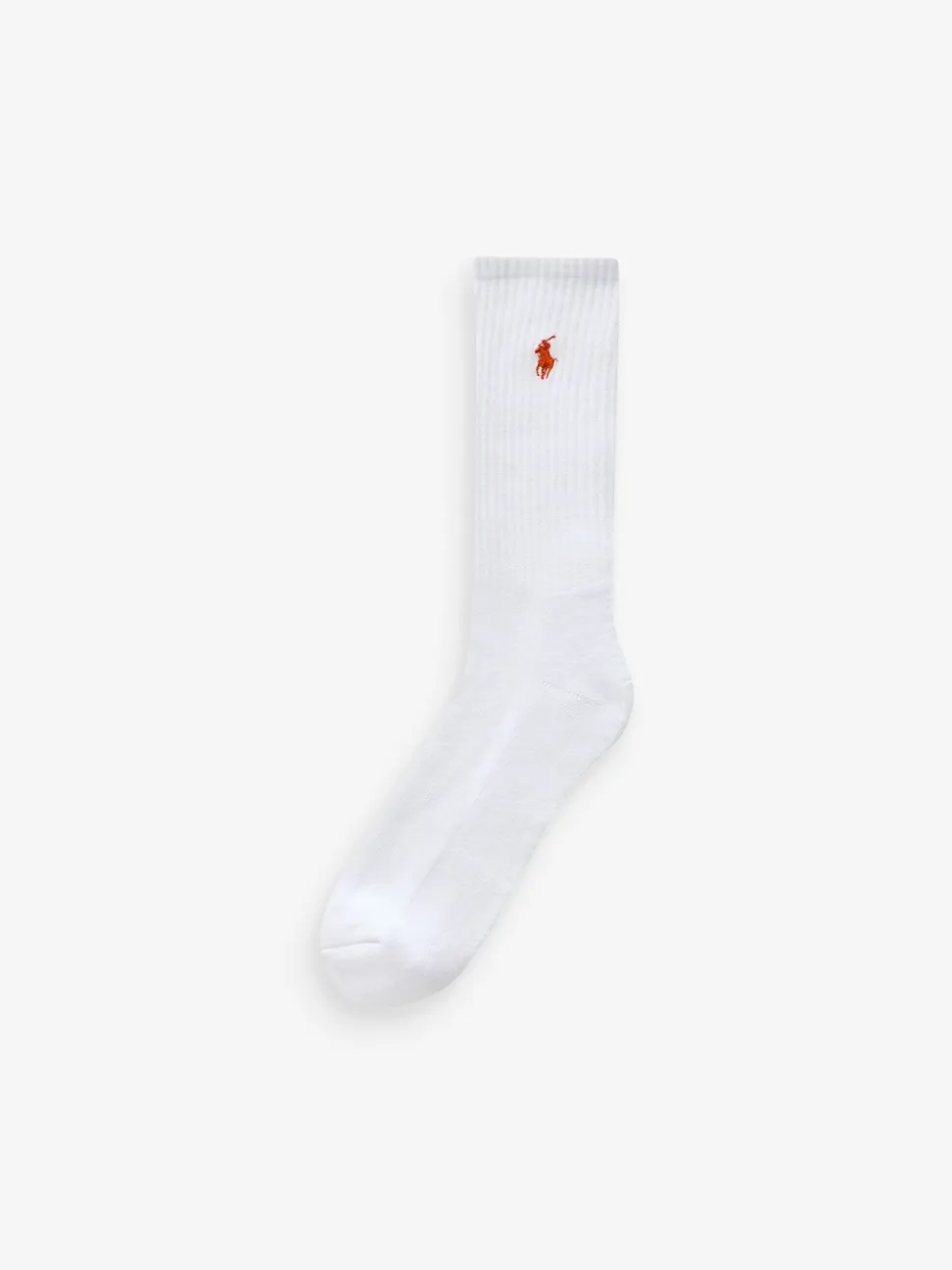 Polo Ralph Lauren Off White Ribbed Crew Socks 6 Pack