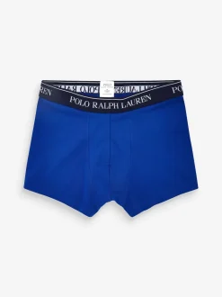 Polo Ralph Lauren Red/Grey/Blue Classic Stretch Boxers 5 Pack