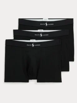 Polo Ralph Lauren Triple Black Classic Stretch Boxers 3 Packs