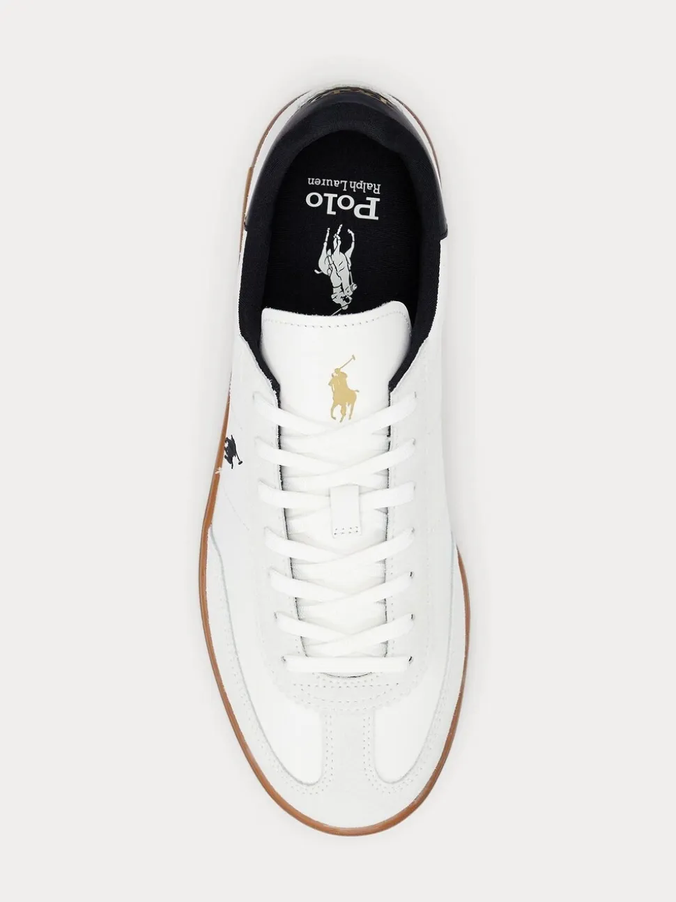Polo Ralph Lauren White Bedford Low Top Sneakers
