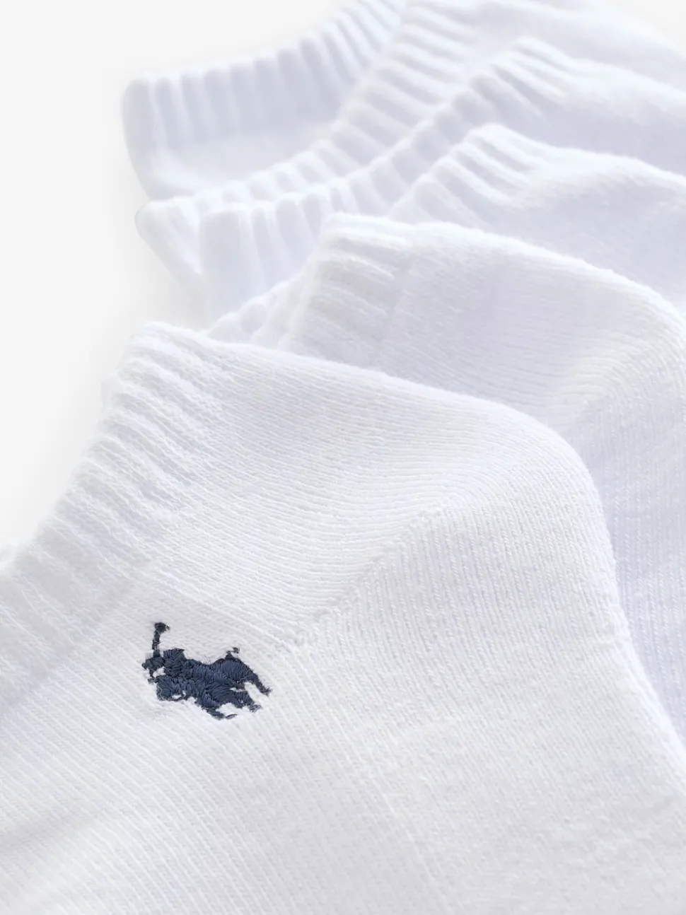 Polo Ralph Lauren White Cushioned Low-Cut Socks 6 Pack