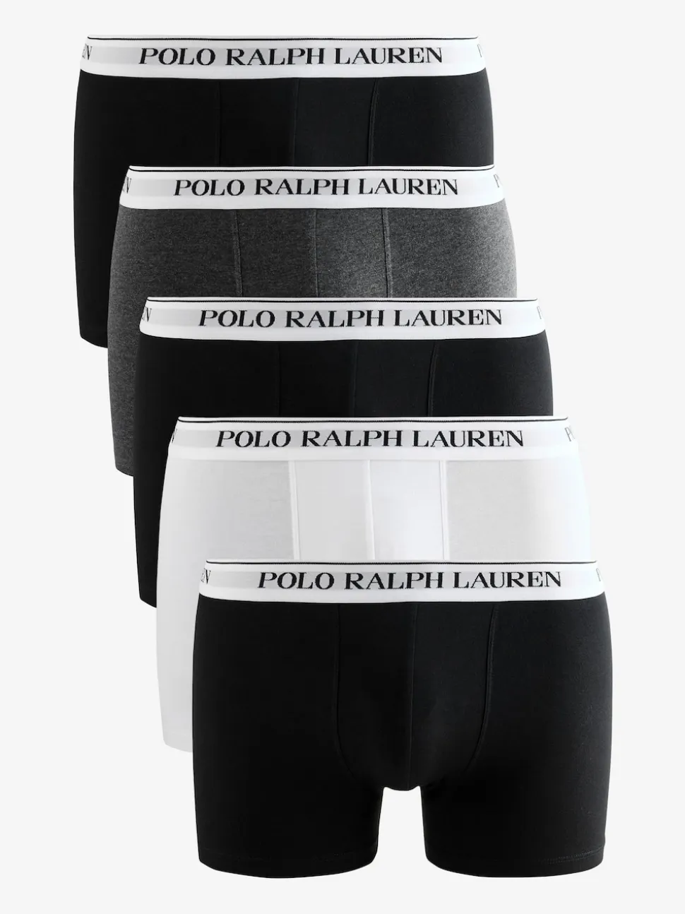 Polo Ralph Lauren White Ground Classic Stretch Boxers 5 Pack