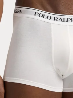 Polo Ralph Lauren White Ground Classic Stretch Boxers 5 Pack