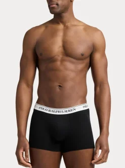 Polo Ralph Lauren White Ground Classic Stretch Boxers 5 Pack