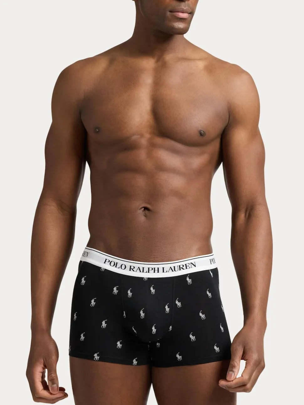 Polo Ralph Lauren White Ground Classic Stretch Boxers 5 Pack