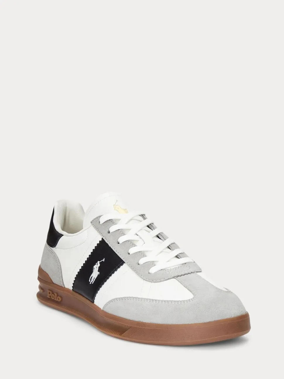 Polo Ralph Lauren White Heritage Area Trainers