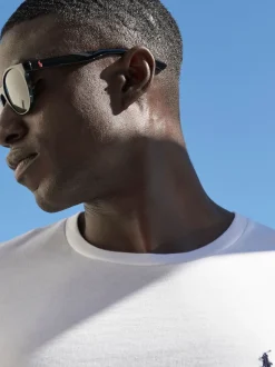 Polo Ralph Lauren White Logo Cotton Jersey T-Shirt