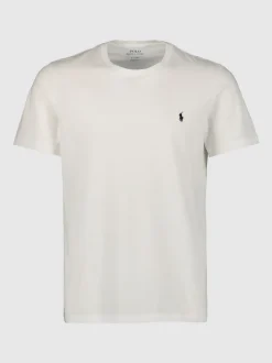 Polo Ralph Lauren White Logo Cotton Jersey T-Shirt