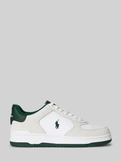 Polo Ralph Lauren White Masters Court Leather Trainers