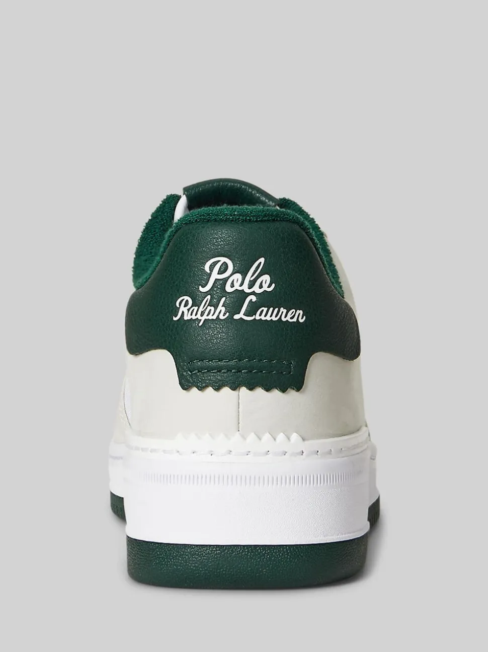 Polo Ralph Lauren White Masters Court Leather Trainers