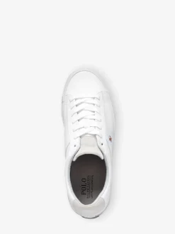 Polo Ralph Lauren White Sayer Canvas Trainers