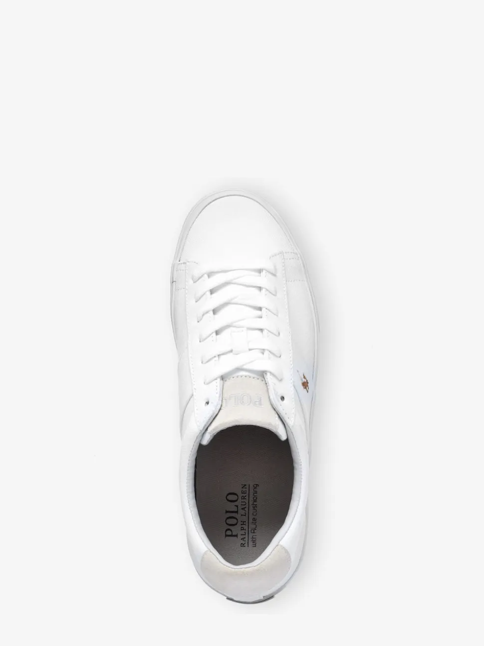 Polo Ralph Lauren White Sayer Canvas Trainers