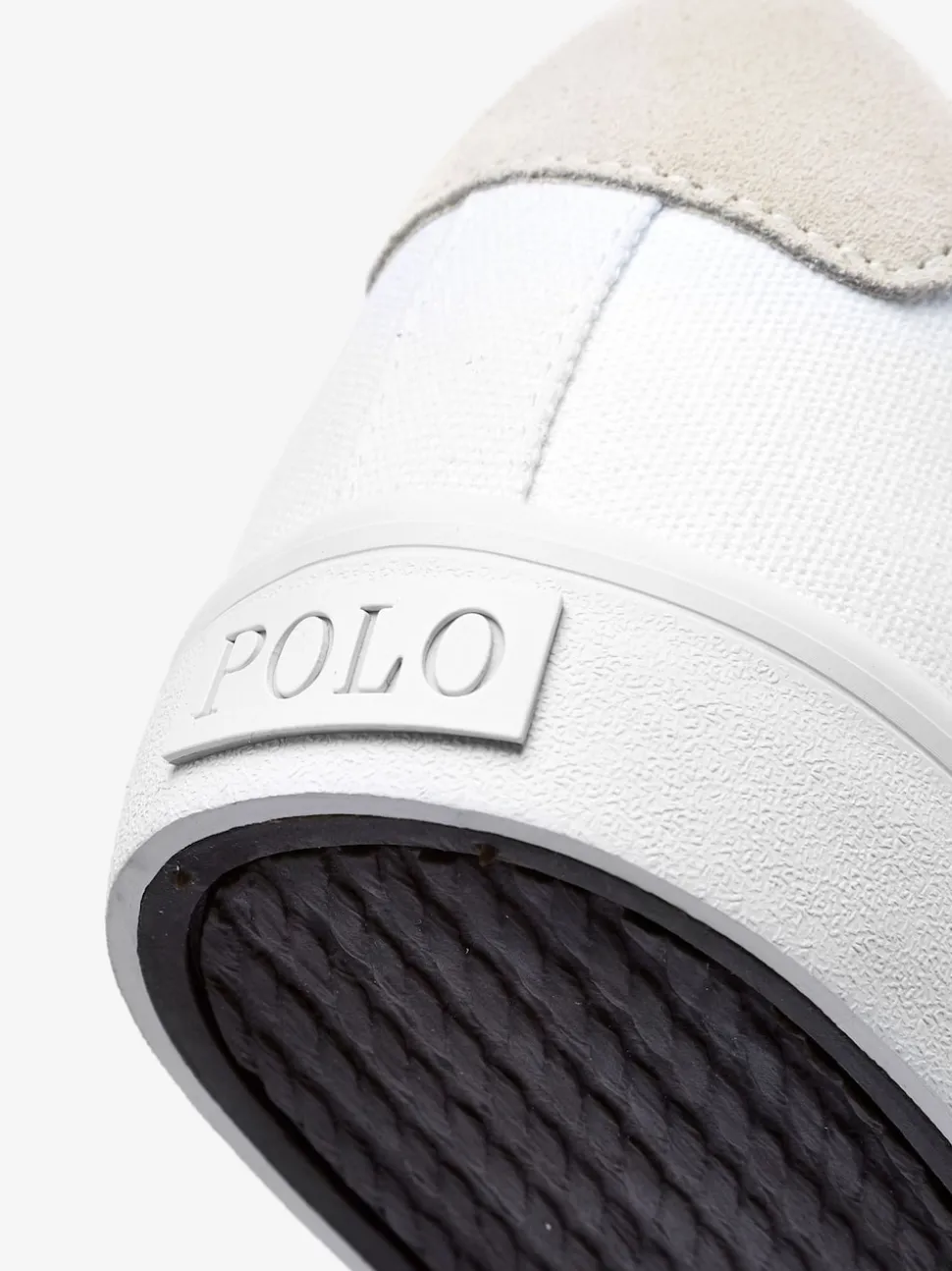 Polo Ralph Lauren White Sayer Canvas Trainers