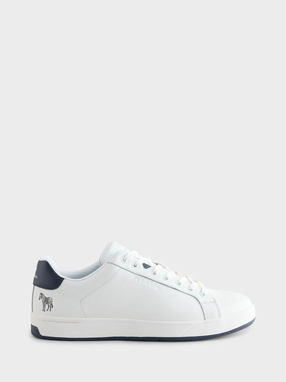 PS Paul Smith Black Albany Logo Leather Trainers