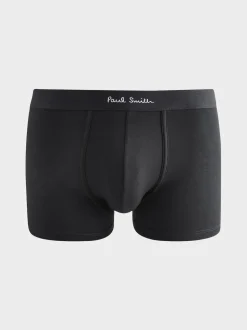 PS Paul Smith Black Iconic Stripe Waistband Boxers 3 Pack