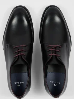 PS Paul Smith Black Leather Derby Shoes