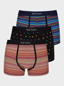 PS Paul Smith Black Printed Boxers 3 Pack